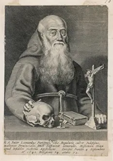 Mönch mit Schädel u.a