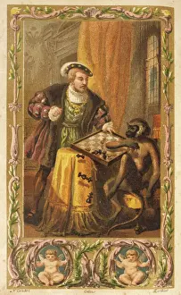 Affe Karl V Schachspiel