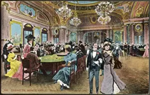 Monte Carlo Casino Drucke: Monte Carlo Ca 1900