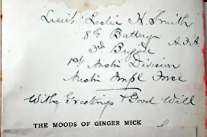 Die Stimmungen von Ginger Mick
