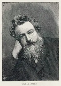 Drucke von William Morris Schriftsteller, Künstler, Designer William Morris Drucke: Morris (1834-1896)