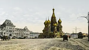 Moscow Red Square Drucke: Moscow / Red Square C1908