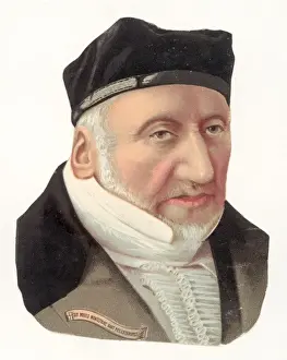 Jewish Heritage Art Drucke: Moses Montefiore / Colour