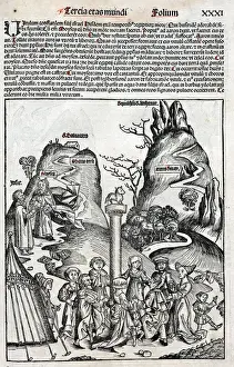 Moses And The Ten Commandments Drucke: Moses receiving the Ten Commandments
