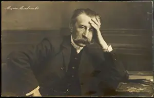 German Pianist Composer Drucke: Moszkowski / Postcard