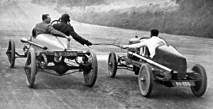 Brooklands Motor Racing Drucke: Motor racing breakdown at Brooklands