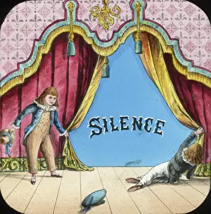 Boswell Collection Prints Drucke: Mottos - Curtain Silence