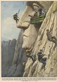 Berg Rushmore Gegraviert