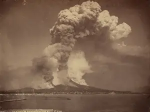 Active Volcanoes In Europe Drucke: Mount Vesuvius, active
