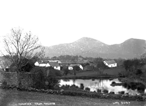 County Down Scenery Drucke: Mournes from Maghera