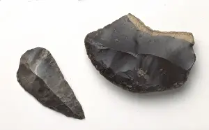 Stone Age Artifacts Drucke: Mousterian tools
