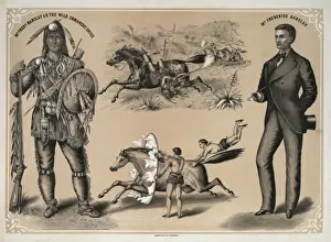 Red Indian Costume Drucke: Mr. Frederick Barclay