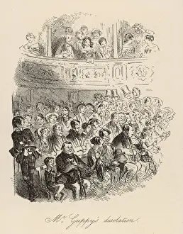 Dickensian Illustrations Drucke: Mr Guppys Desolation