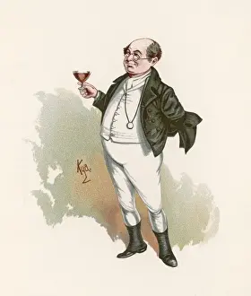 Abbildung Drucke: Herr Pickwick Raisiert den Toast