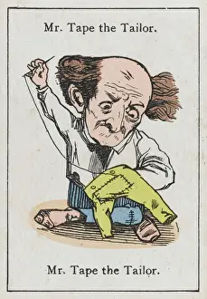 19th Century British Art Drucke: Mr Tape the Tailor