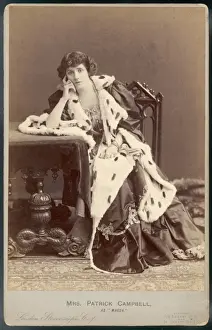 Vintage Theatrical Portraits Drucke: Mrs Campbell / Magda