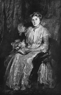 Drucke von Frau John D. Rockefeller (geboren als Laura Celestia Spelman) Ehefrau des Milliardärindustriellen und Philanthropen Industrielle Drucke: Frau Johanna Dorothea Rockefeller