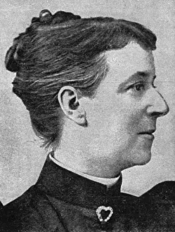 Empire Theatre Leicester Square Drucke: Mrs Ormiston Chant