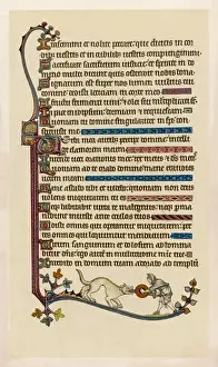 European Manuscript Art Drucke: MS - PSALTER 1284