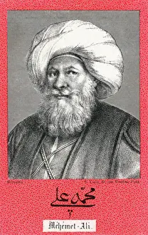 Drucke von Mehmet Ali Pasha al-Mas ud ibn Agha (1769-1849) (Muhammad Ali von Ägypten und Sudan) - ein albanischer Oberst in der osmanischen Armee Sudan Drucke: Mohammed Ali Ägypten