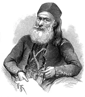 Drucke von Muhammad Ali oder Mehmet, albanischer Geburtsherr des Vizekönigs von Ägypten, der nützliche Reformen durchführte aber grausam und ehrgeizig war. Datum: 1769-1848 Viceroy Drucke: Mohammed Ali Pascha