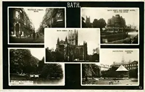 Classic English Architecture Photos Drucke: Multiview, Bath, Somerset