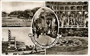 Vintage Blackpool Images Drucke: Multiview, Blackpool, Lancashire