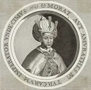 Turkish History Figures Drucke: Murad IV of Turkey