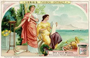Greek Mythology Art Prints Drucke: Muses - Clio, Calliope