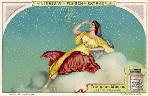 Astronomy Art Prints Drucke: Muses - Urania