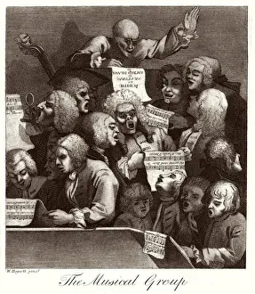 Der Musikgruppe von Hogarth
