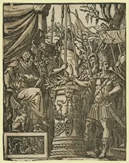 Historical Figure Prints Online Drucke: Mutius Scaevola