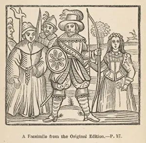 English Folklore Art Drucke: Myth / Robin Hood