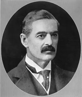 Conservative Politician Portrait Drucke: N Chamberlain / 1923
