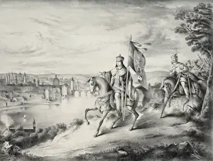 Medieval European Cityscape Drucke: NAME?
