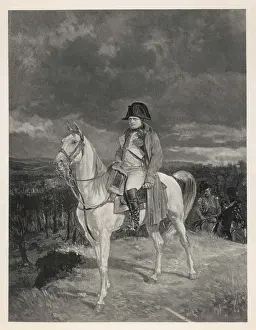 French Emperor Artwork Drucke: Napoleon in 1814