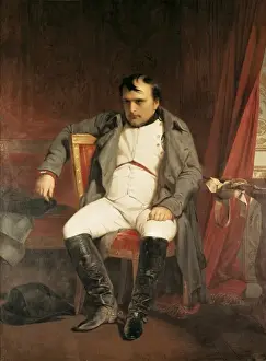 Drucke von Nach seinem Rücktritt Napoleon. Hippolyte Delaroche (1797-1856). Öl auf Leinwand. Datum: 1814 Hippolyte Delaroche Drucke: Napoleon nach seiner Abdankung