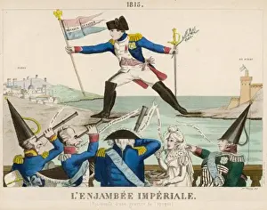 Gerahmter Druck : Napoleon aus Elba Gerahmter Druck : Napoleon aus Elba