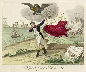 Napoleon auf der Insel Elba verbannt