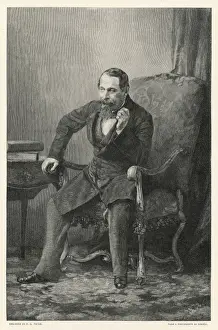 French Emperor Painting Drucke: Napoleon III