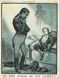 Napoleonic Era Illustrations Drucke: Napoleon and Son