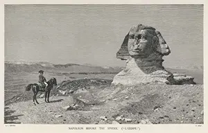 Napoleon In Egypt Drucke: Napoleon and Sphinx