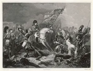 Schlacht Von Waterloo Drucke: Napoleon bei Waterloo