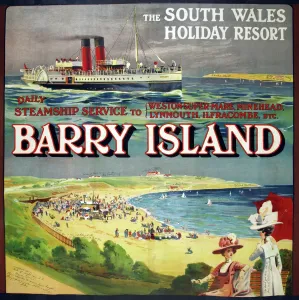 Dampfschiff Drucke: Bildplatze Barry Island