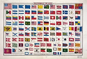 National Identity Drucke: National Flags