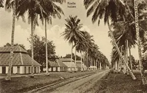 Heimliche Häuser in Sumatra, Indonesien