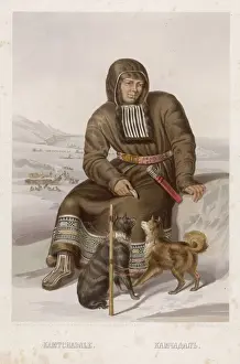 Russian Historical Figures Drucke: Native of Kamchatka