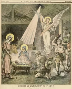 Die Geburt Christi Drucke: Heiliger Hirten bei der Geburt des Herrn