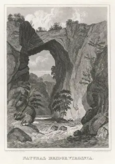 Geologisch Drucke: Natürbrücke Virginia