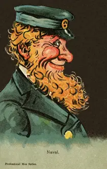 Historical Naval Images Drucke: The naval officer